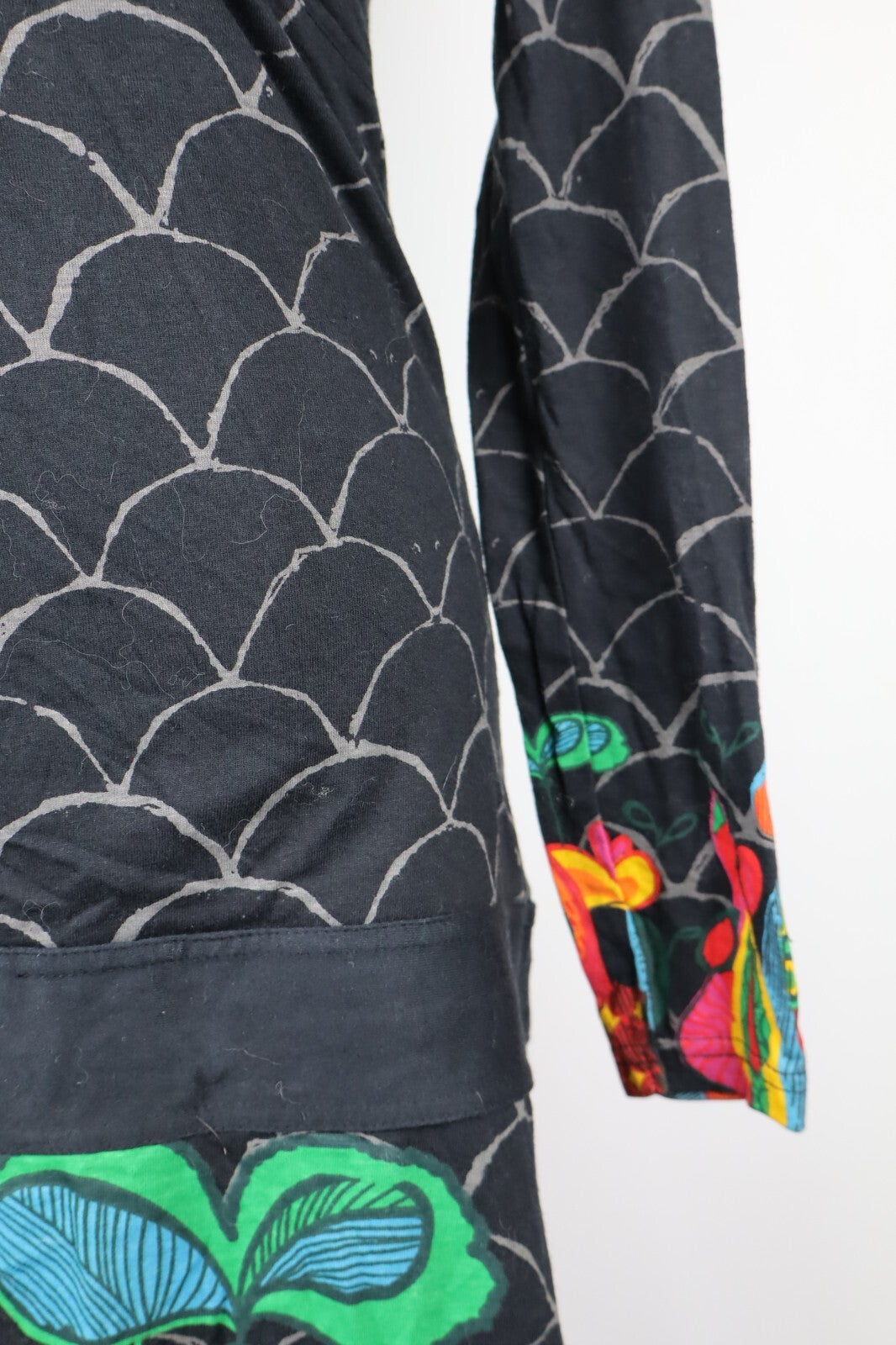 DESIGUAL VESTITO DONNA TG. S  WOMAN CASUAL VINTAGE DRESS ABITO COTONE COTTON