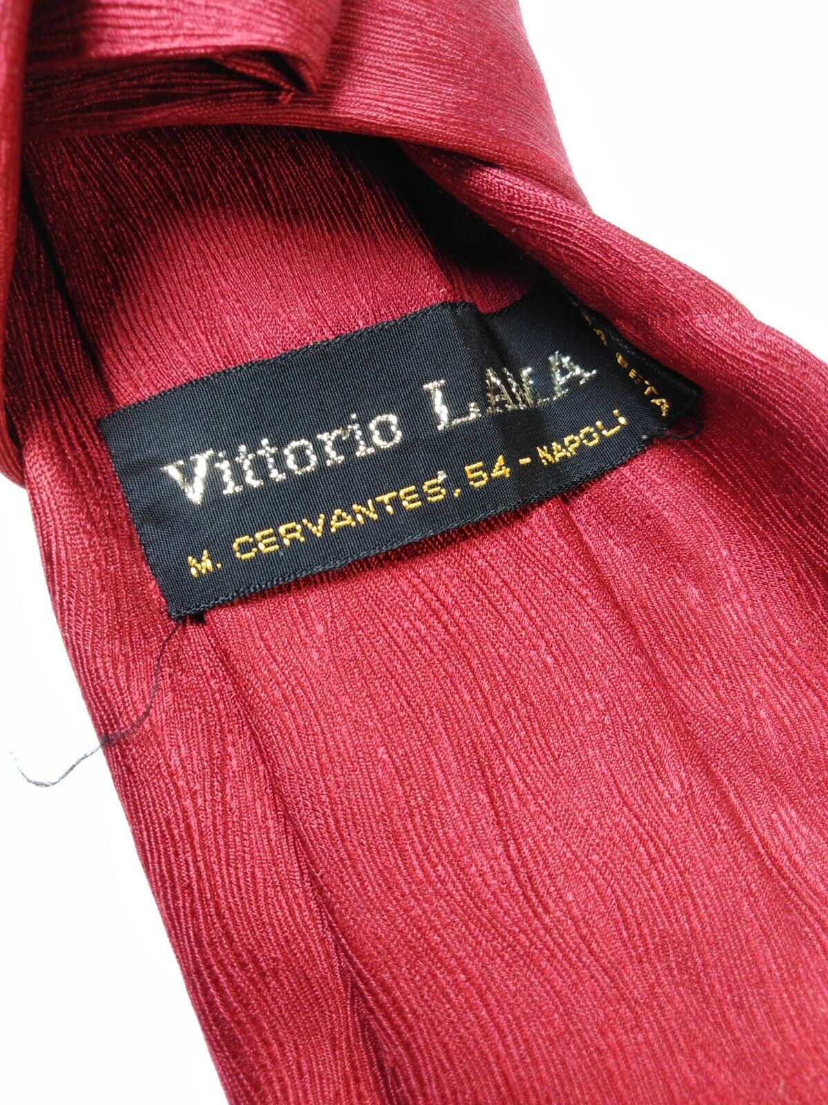 VITTORIO LAMA NAPOLI 100%  SILK TIE SETA CRAVATTA NECKTIE MADE IN ITALY