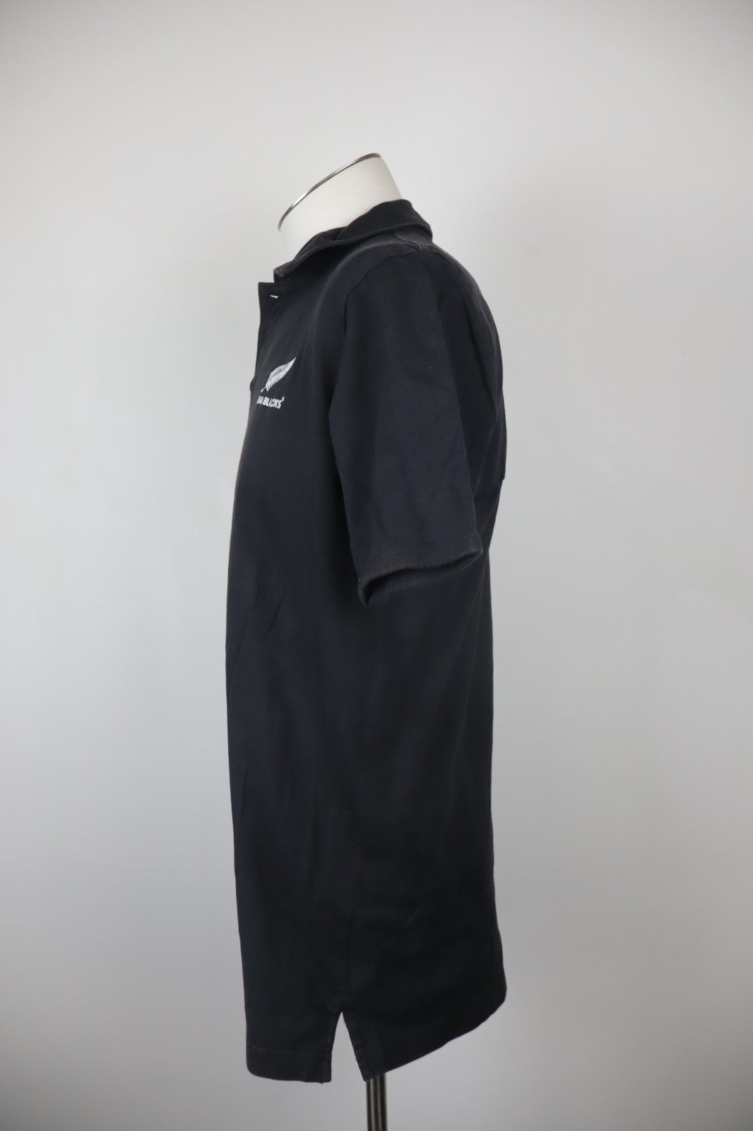 ADIDAS ALL BLACKS MAGLIA POLO UOMO M MAN T-SHIRT CASUAL VINTAGE COTONE COTTON