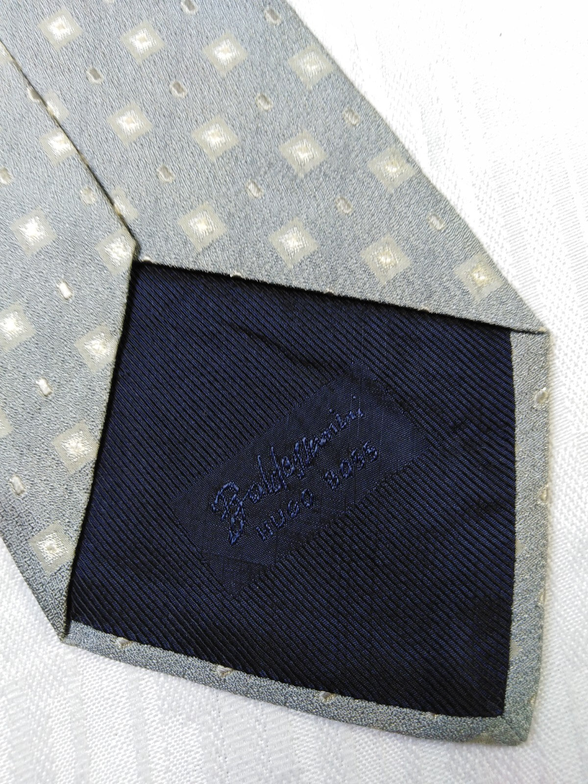 HUGO BOSS BALDASSANINI 100%  SILK TIE SETA CRAVATTA NECKTIE MADE IN ITALY