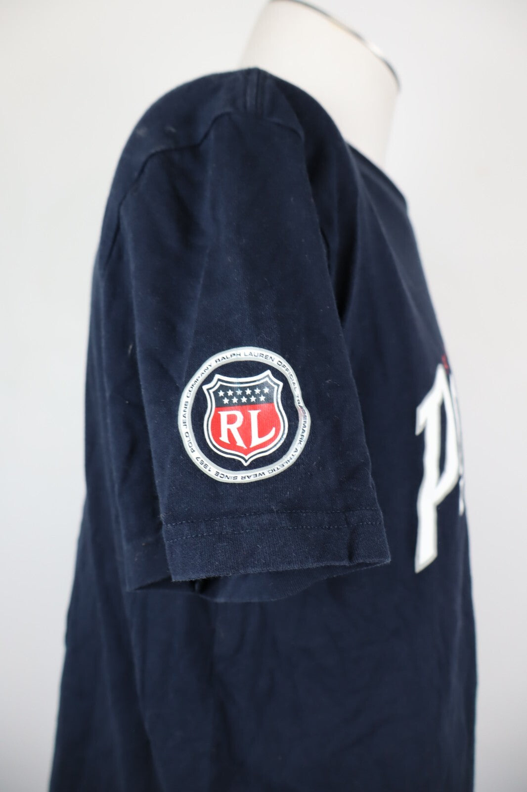 POLO JEANS RALPH LAUREN MAGLIA UOMO TG. L MAN COTONE T-SHIRT CASUAL VINTAGE