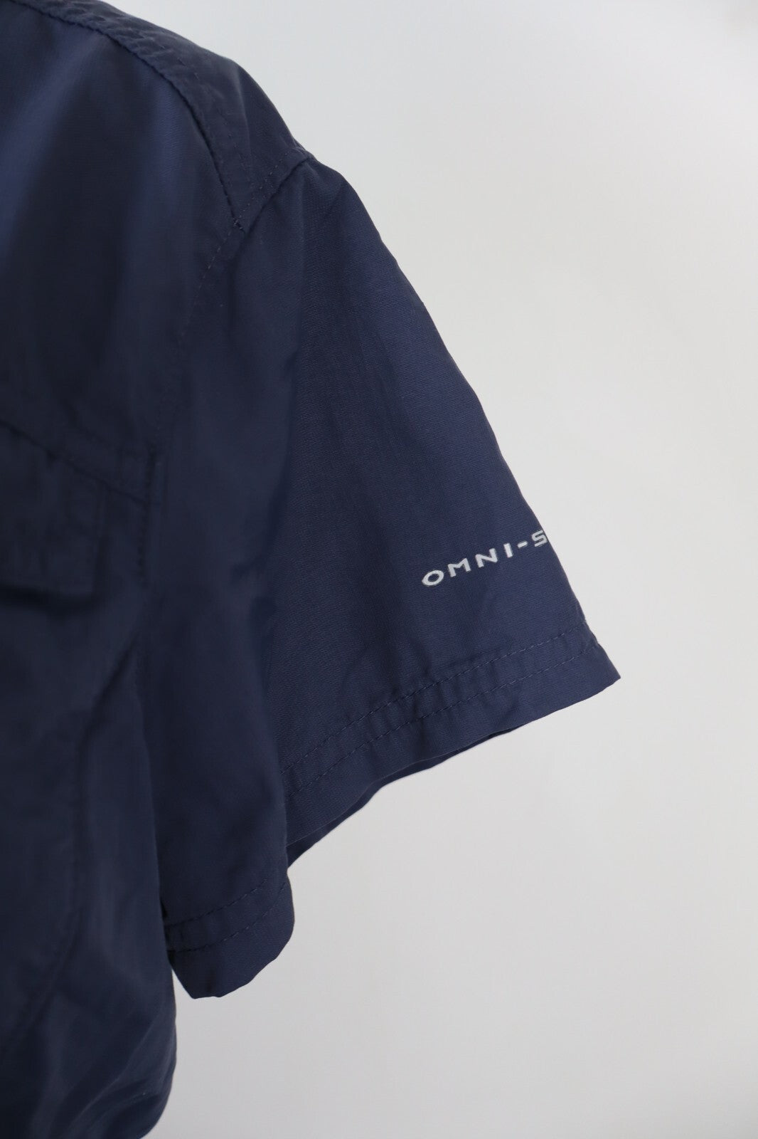 COLUMBIA CAMICIA DONNA TG. XL WOMAN SHIRT CASUAL VINTAGE NYLON