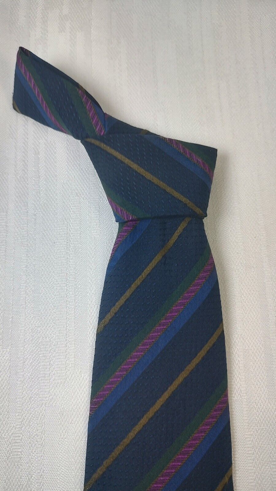 HUBERT MILANO 100%  SILK TIE SETA CRAVATTA NECKTIE MADE IN ITALY CLASSIC