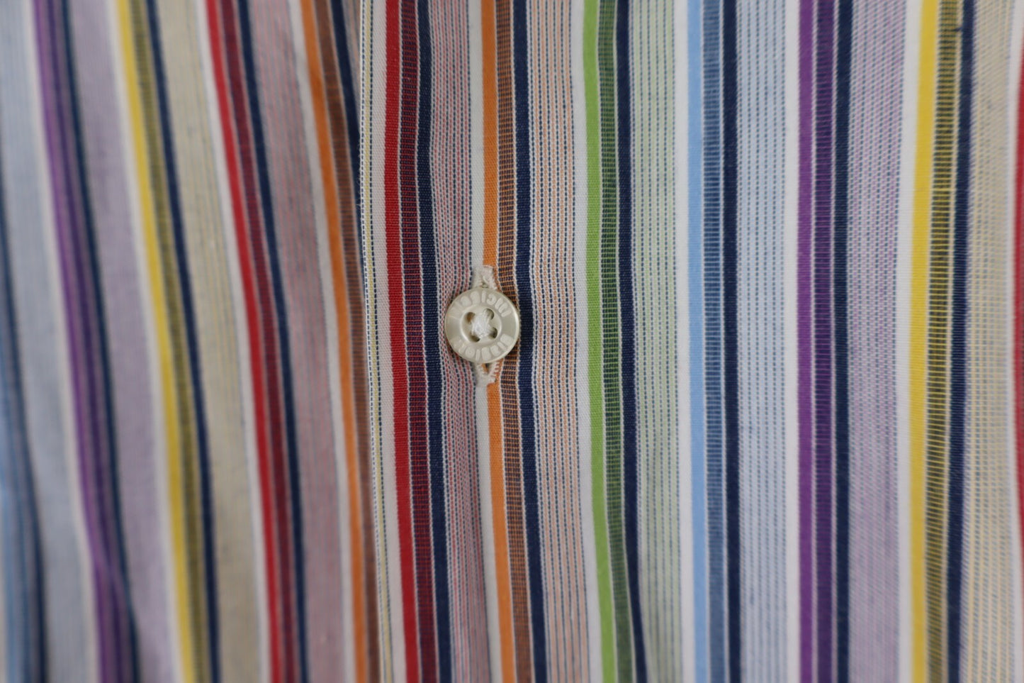 LAURA BIAGIOTTI CAMICIA UOMO COTONE TG. 40 15 3/4 MAN CASUAL VINTAGE SHIRT