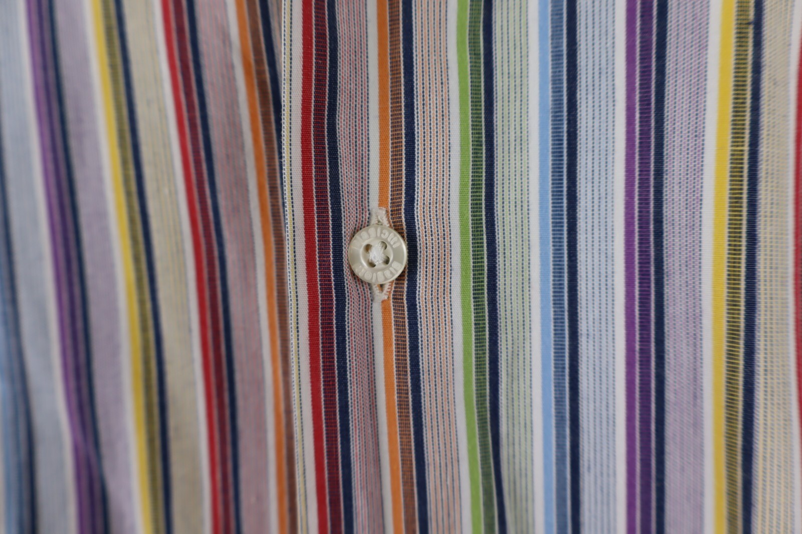 LAURA BIAGIOTTI CAMICIA UOMO COTONE TG. 40 15 3/4 MAN CASUAL VINTAGE SHIRT