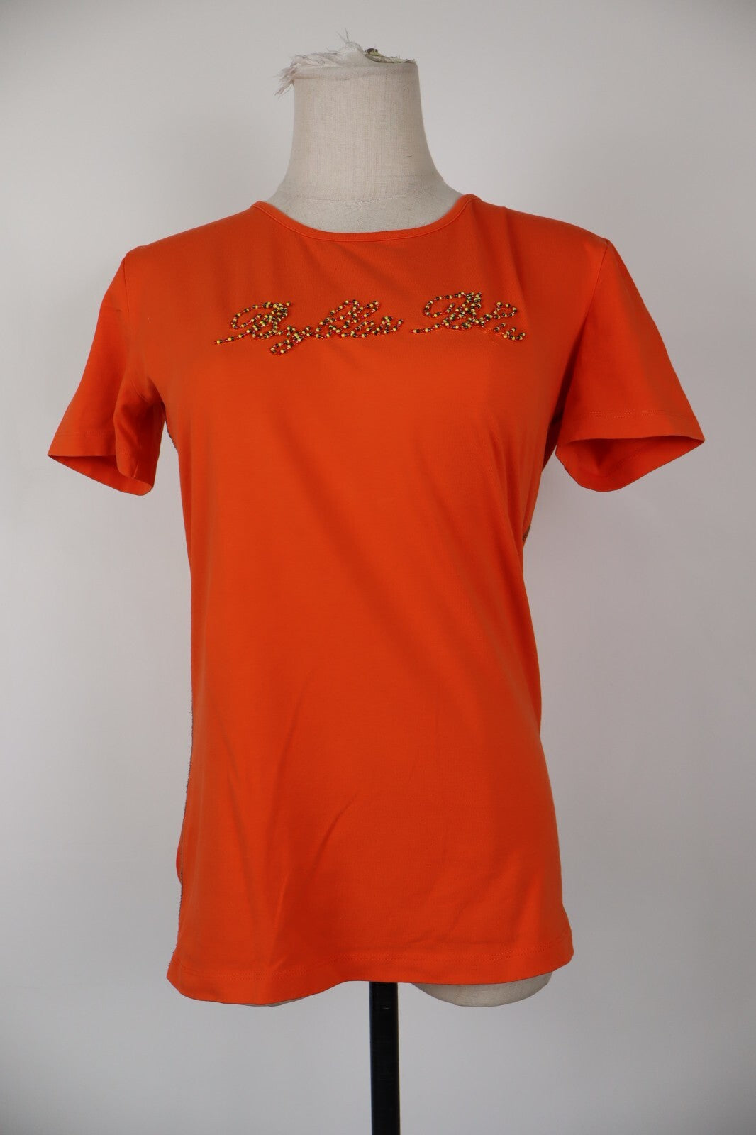 BLU BYBLOS MAGLIA DONNA TG. L WOMAN CASUAL VINTAGE T-SHIRT TOP