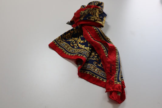 ANDREA ZANELLATO FOULARD 100% SILK SETA SCARVES SCARF SQUARE MADE ITALY