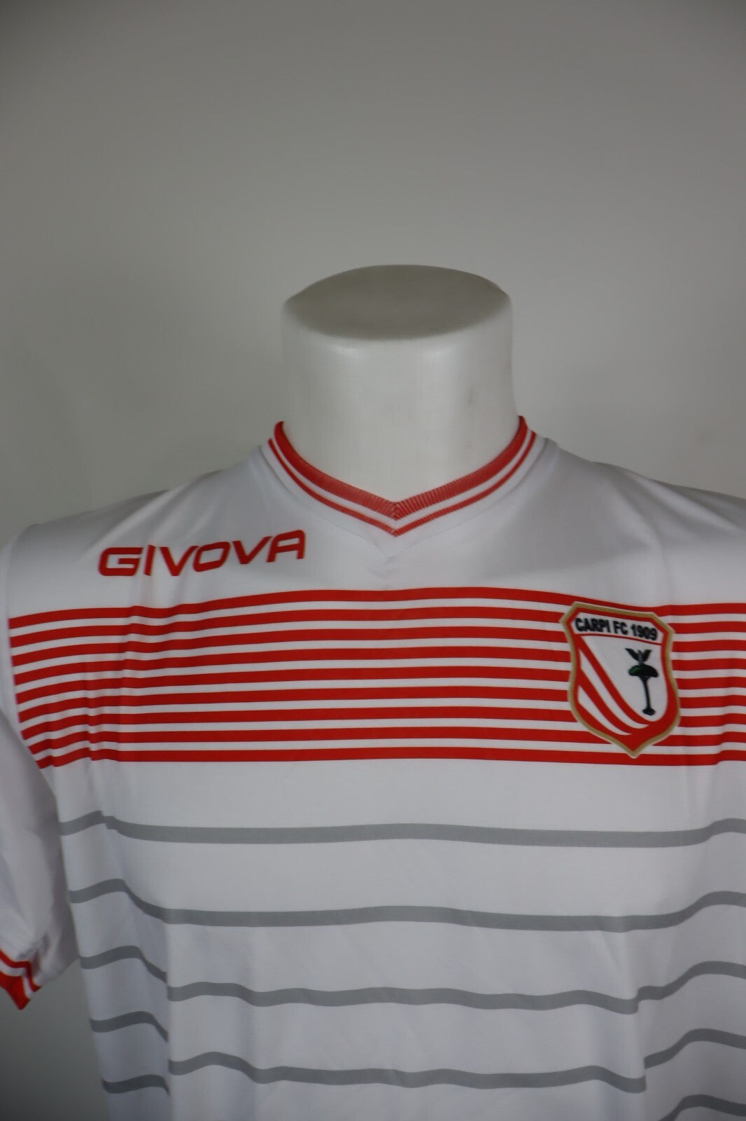 GIVOVA CARPI COMPLETO CALCIO MAGLIA SHORTS UOMO tg L FOOTBALL JERSEY SPORT