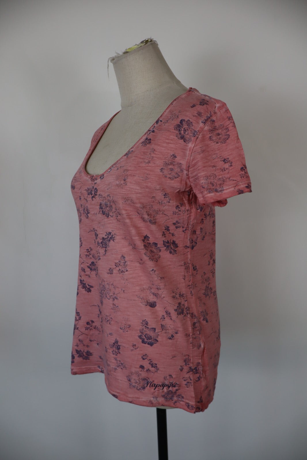 NAPAPIJRI MAGLIA DONNA TG. S WOMAN CASUAL VINTAGE TOP T-SHIRT COTONE