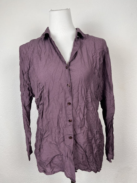TRUSSARDI JEANS CAMICIA DONNA TG. XS WOMAN SHIRT CASUAL VINTAGE COTONE