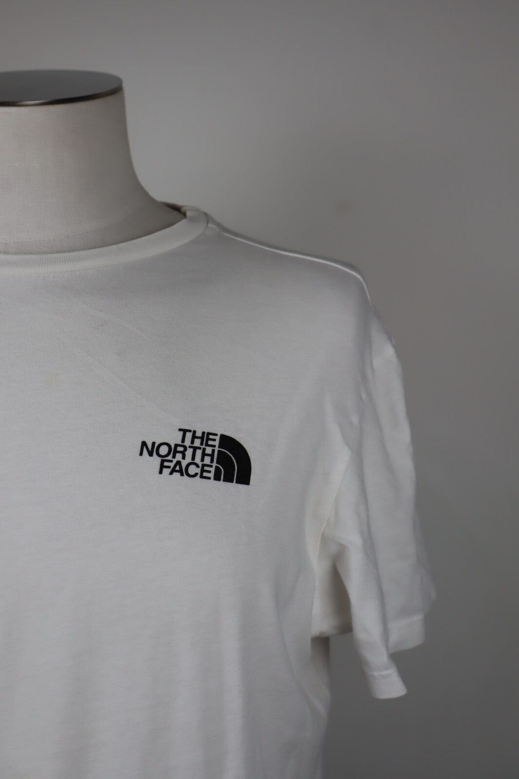 THE NORTH FACE MAGLIA UOMO TG M MAN T-SHIRT CASUAL VINTAGE COTONE COTTON BIANCO