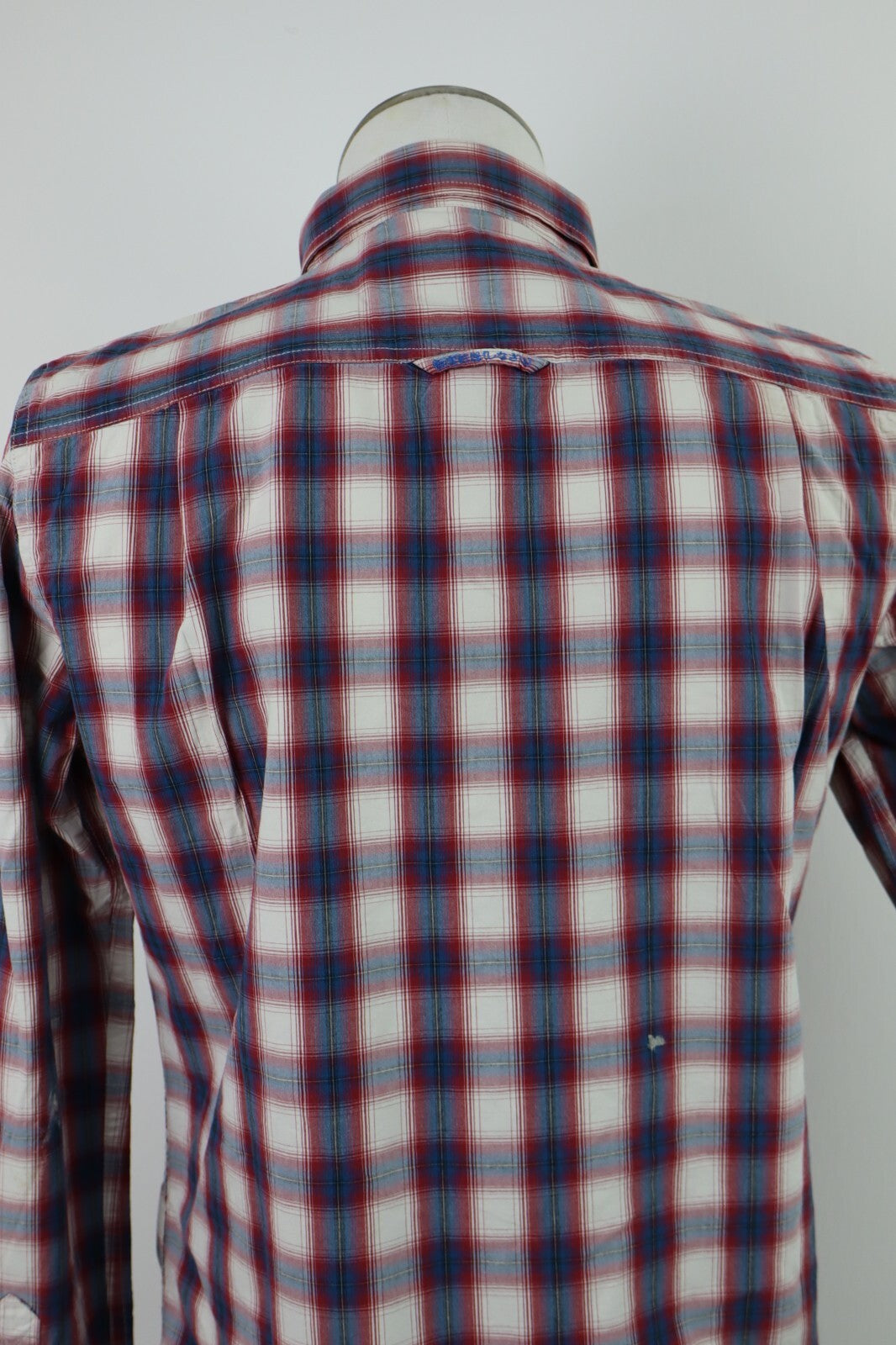SUPERDRY CAMICIA COTONE SHIRT UOMO Tg M MAN VINTAGE CASUAL COTTON