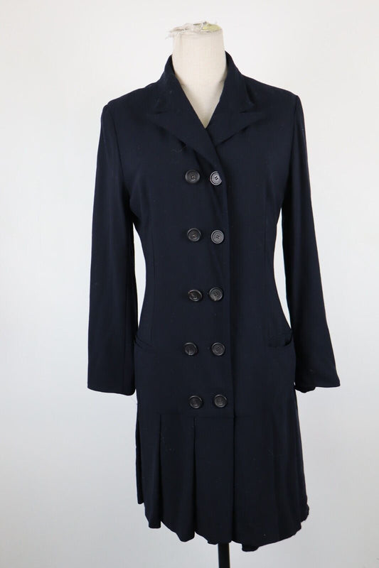 JOOP! VESTITO ABITO DONNA TG 34 WOMAN CASUAL  VINTAGE DRESS LANA WOOL
