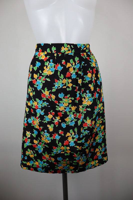 CHIC DI RENATO BALESTRA GONNA DONNA WOMAN SKIRT TG 44 CASUAL VINTAGE LOGO POLY