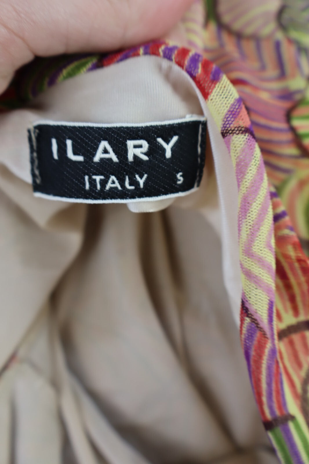 VESTITO DONNA TG S WOMAN SETA LUXURY FUNKY GROOVY VINTAGE CHIFFON Y2K 2000'S