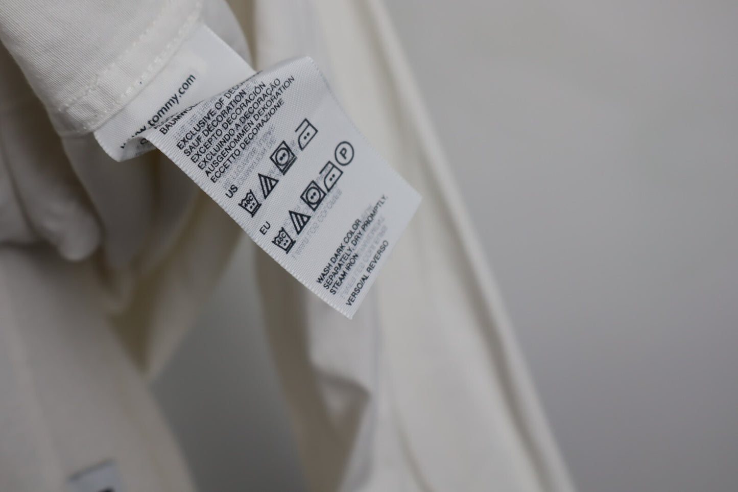 TOMMY HILFIGER CAMICIA UOMO TG. M MAN CASUAL VINTAGE SHIRT COTONE