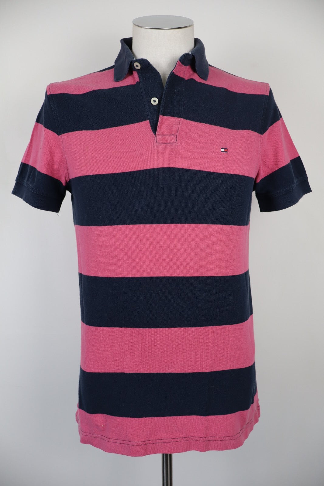 TOMMY HILFIGER POLO MAGLIA UOMO COTONE TG. S MAN COTTON SHIRT CASUAL VINTAGE