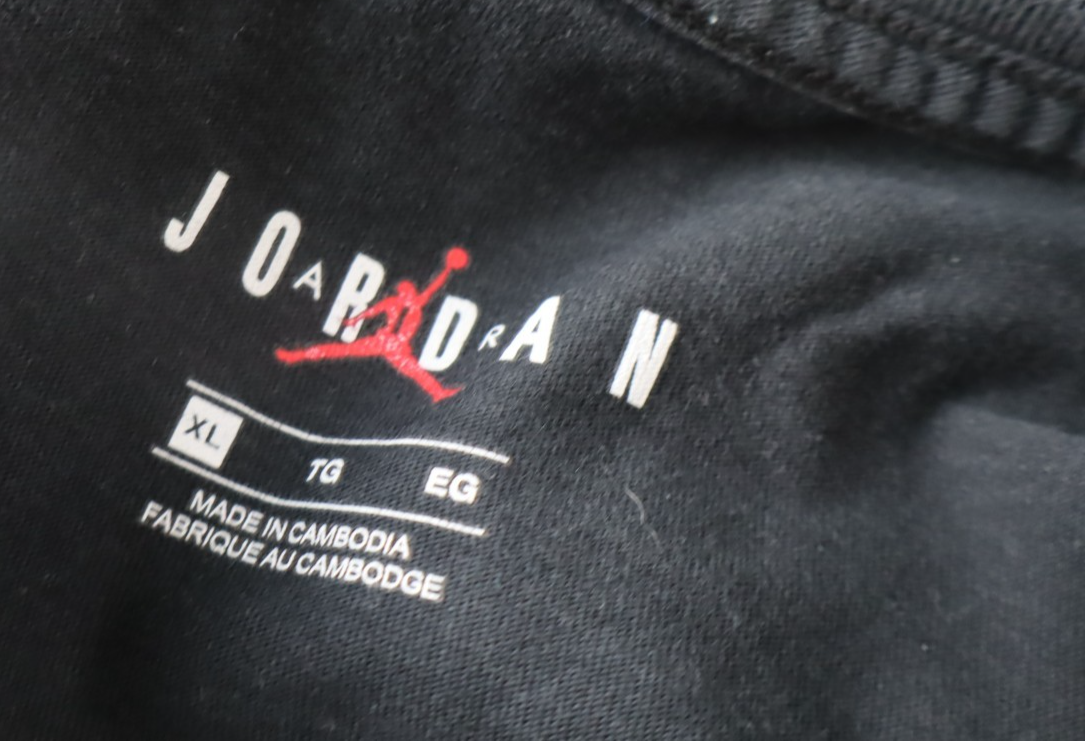 AIR JORDAN MAGLIA UOMO TG. XL MAN T-SHIRT VINTAGE CASUAL COTONE COTTON LOGO