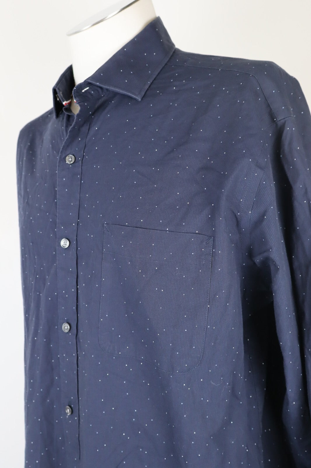 TOMMY HILFIGER CAMICIA UOMO COTONE TG. 17 32/33 MAN CASUAL VINTAGE SHIRT COTTON