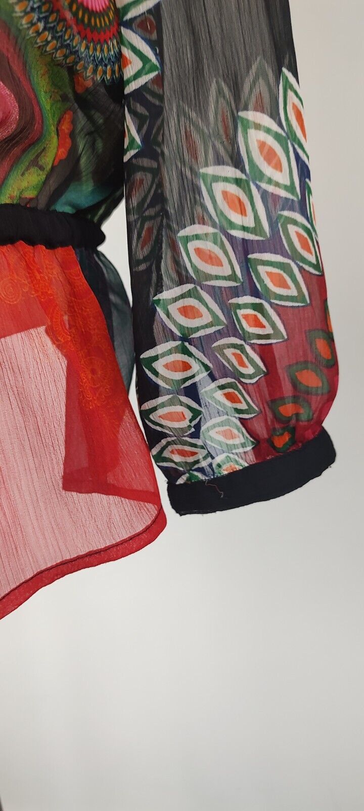 DESIGUAL CAMICIA  DONNA TG. S WOMAN SHIRT CASUAL VINTAGE