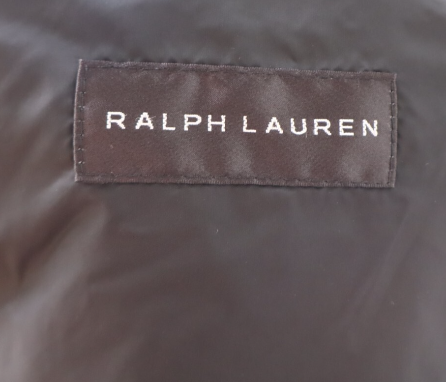 RALPH LAUREN GIUBBINO SMANICATO GILET UOMO TG M MAN CASUAL VINTAGE JACKET NERO