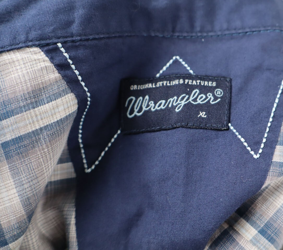 WRANGLER CAMICIA UOMO COTONE TG XL MAN CASUAL VINTAGE SHIRT COTONE