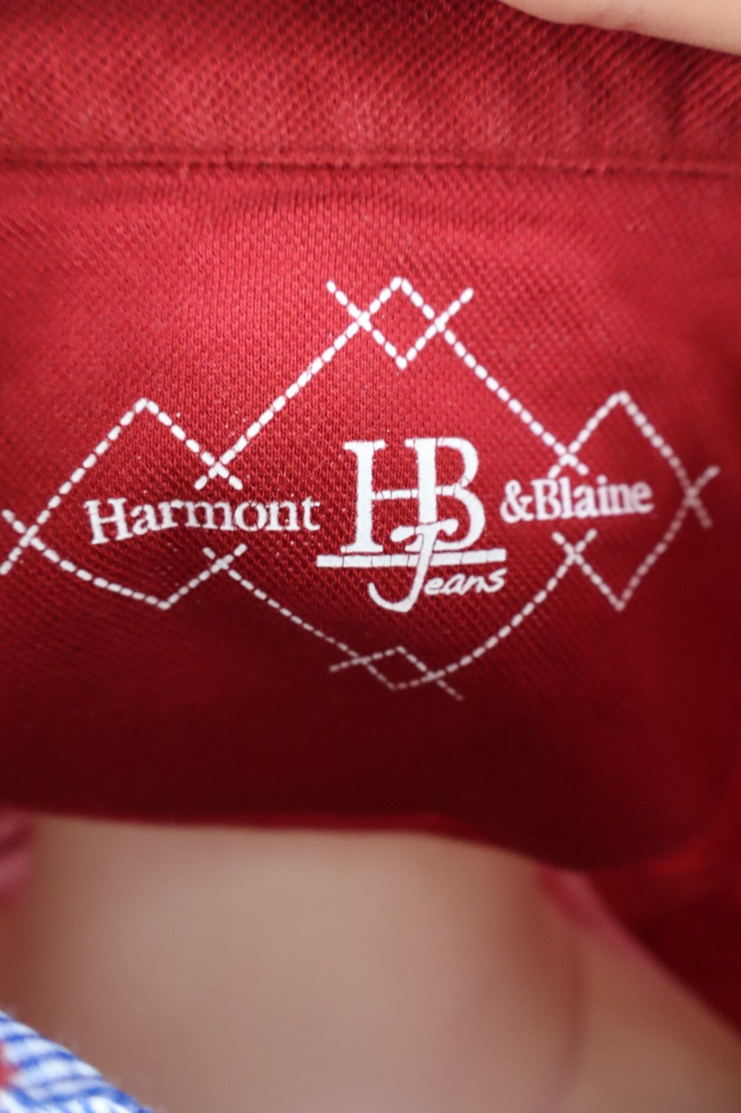 HARMONT & BLAINE MAGLIA POLO UOMO TG S MAN T-SHIRT CASUAL VINTAGE COTONE