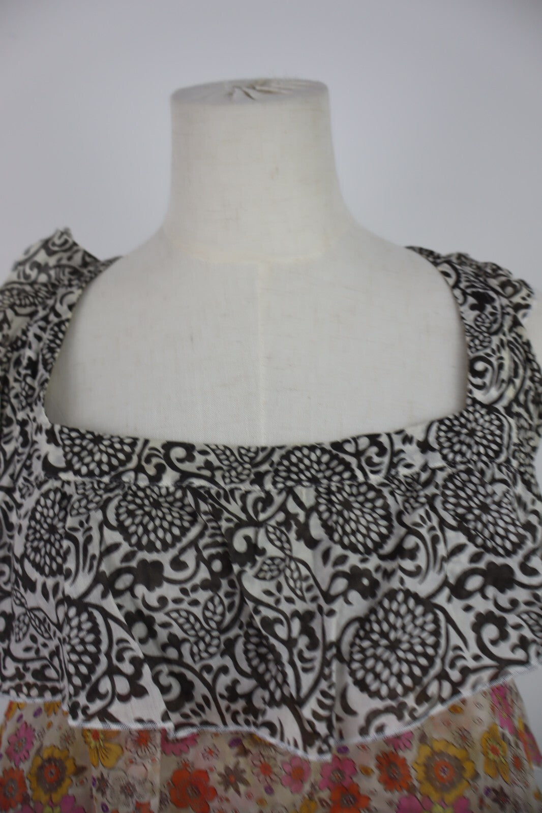 MARELLA MAGLIA TOP CANOTTA DONNA TG. 44 WOMAN CASUAL VINTAGE T-SHIRT SETA