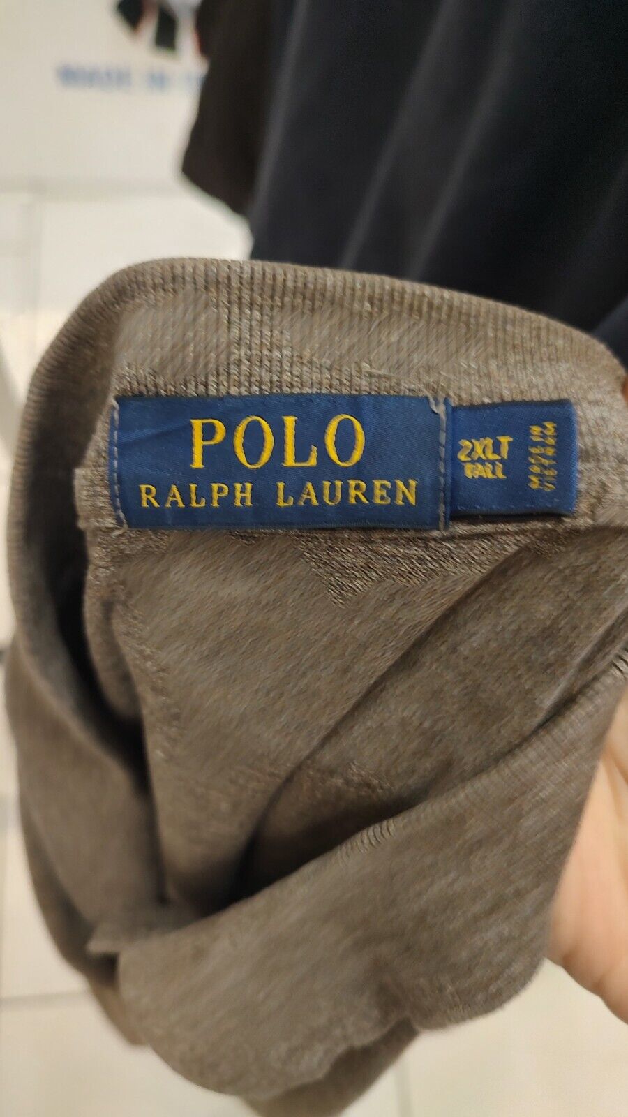 RALPH LAUREN MAGLIA UOMO TG 2XL MAN POLO T-SHIRT CASUAL VINTAGE COTONE