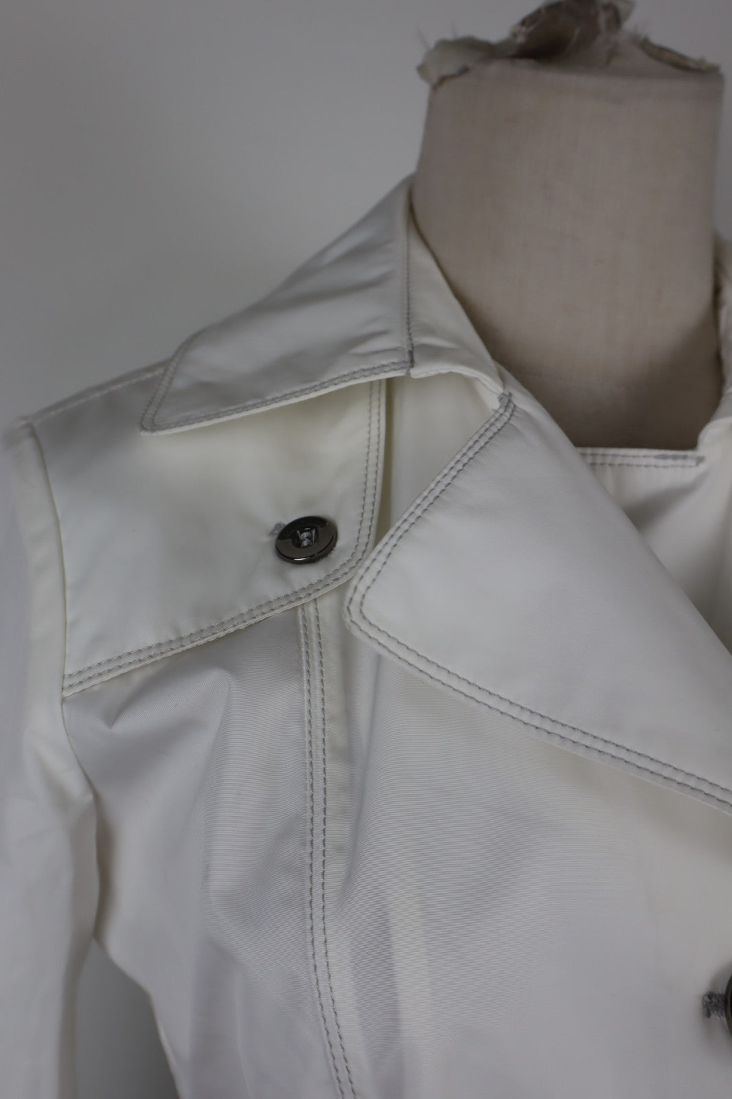 REFRIGUE GIUBBINO LEGGERO DONNA Tg. S WOMEN CASUAL JACKET VINTAGE CON CINTURA