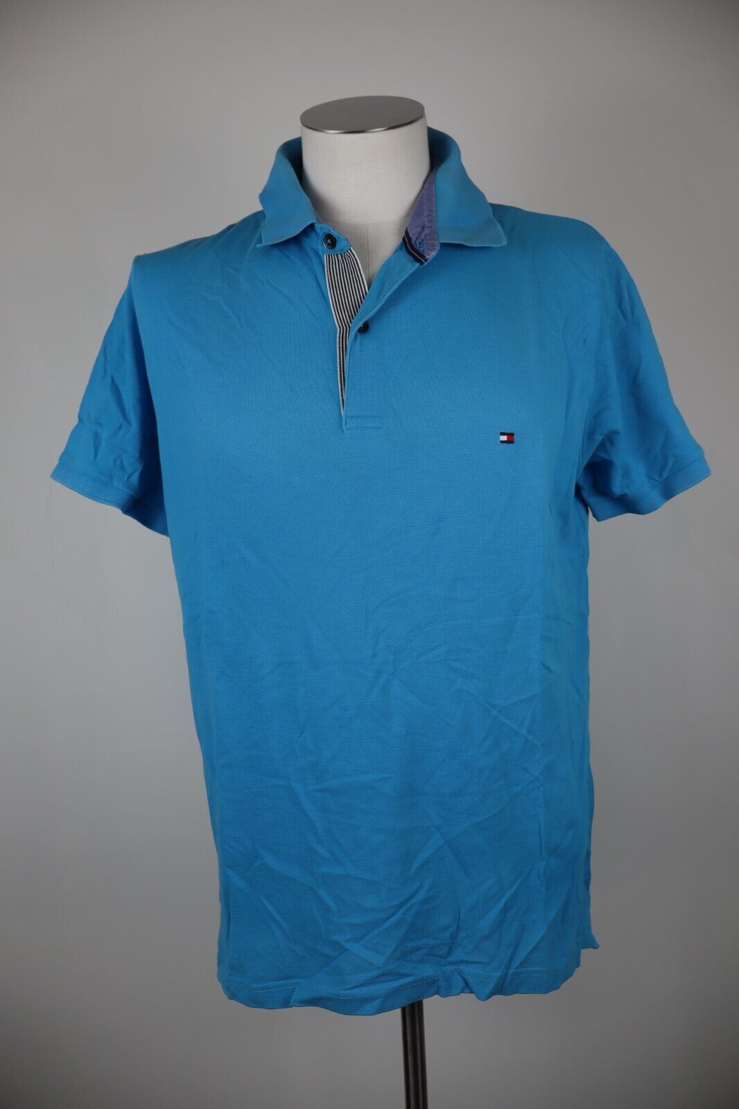 TOMMY HILFIGER POLO MAGLIA UOMO TG XL SLIM FIT MAN T-SHIRT CASUAL VINTAGE COTONE