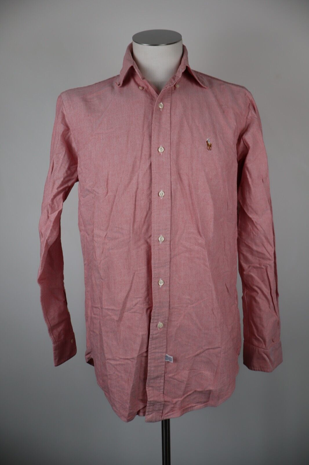 RALPH LAUREN CAMICIA UOMO TG. 15 MAN CASUAL VINTAGE SHIRT COTONE COTTON