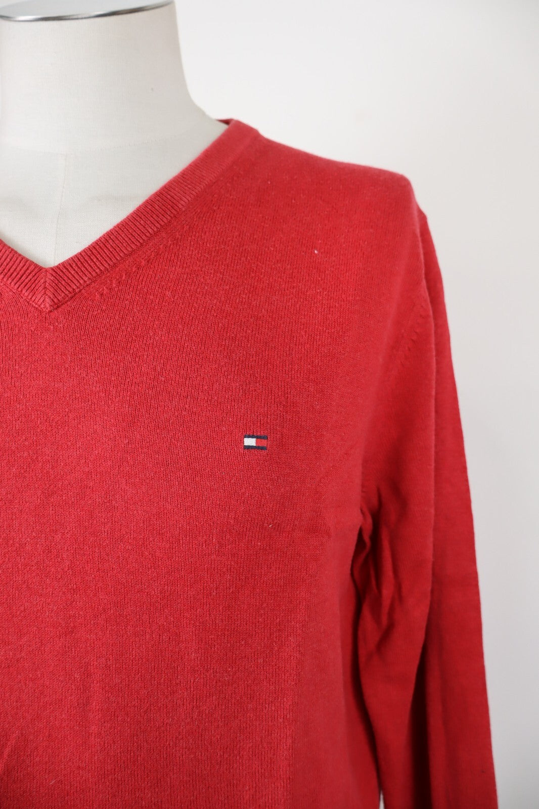 TOMMY HILFIGER MAGLIONE COTONE CASHMERE VINTAGE UOMO Tg M SWEATER MAN CASUAL