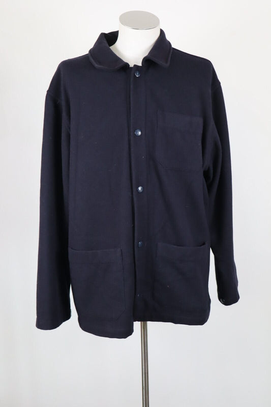 MARINA YACHTING CAPPOTTO LANA GIUBBINO UOMO Tg. 54 MAN CASUAL JACKET VINTAGE