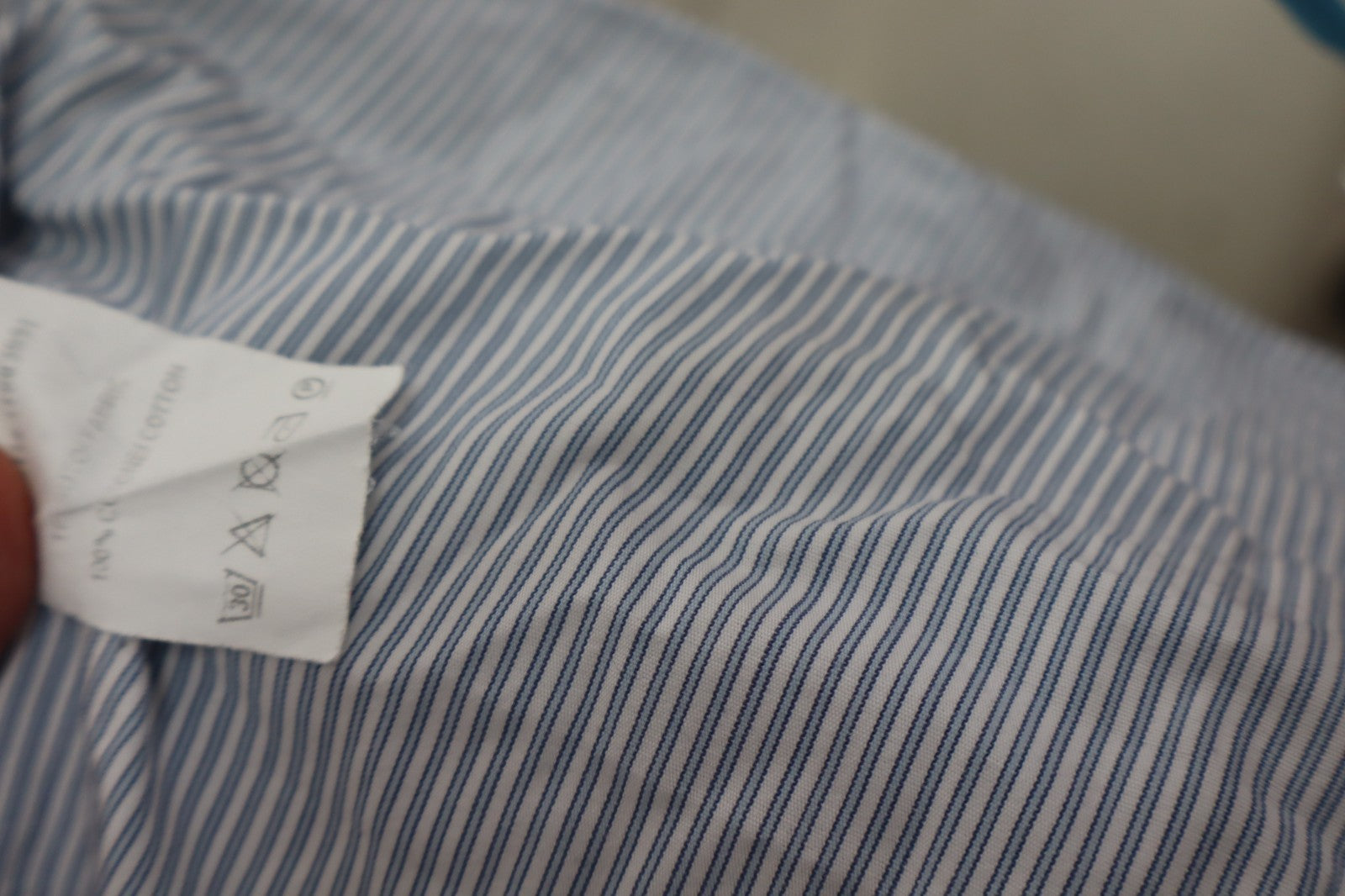 TRUSSARDI COLLECTION CAMICIA UOMO 40 15.75 MAN CASUAL VINTAGE SHIRT COTONE