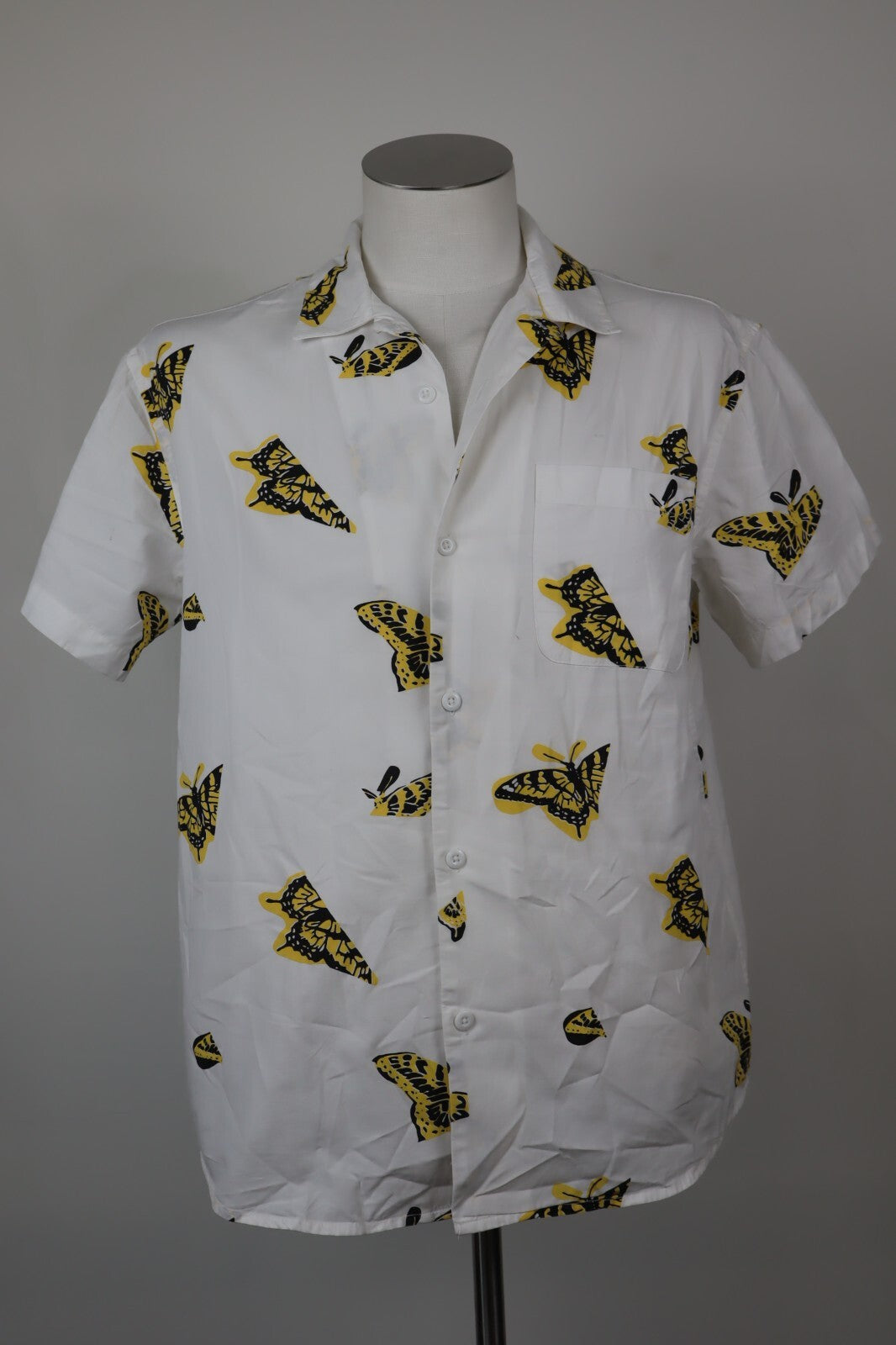 OBEY CAMICIA UOMO TG S MAN CASUAL VINTAGE SHIRT COTTON COTONE BIOLOGICO