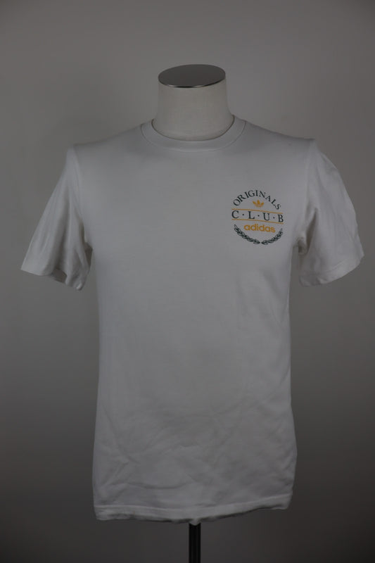 ADIDAS CLUB MAGLIA UOMO TG XS MAN COTTON T-SHIRT CASUAL  COTONE VINTAGE LOGO