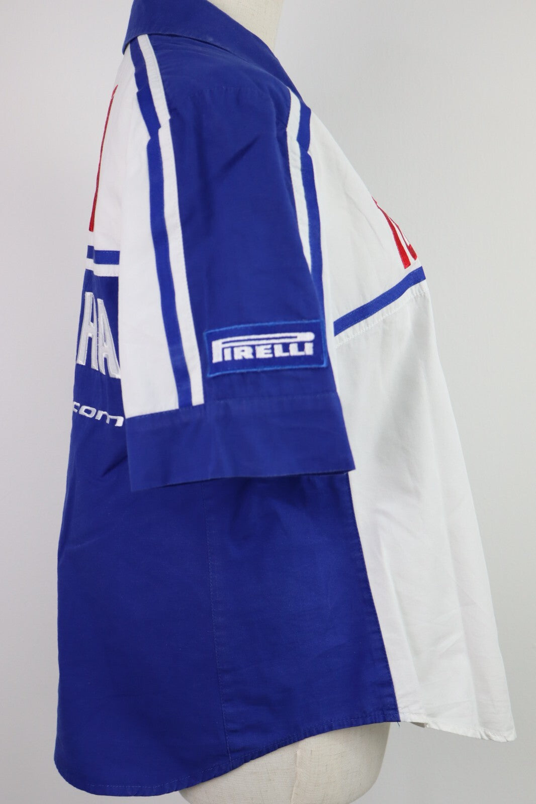 YAMAHA RACING CAMICIA COTONE DONNA TG. XL WOMAN SHIRT CASUAL VINTAGE COTTON