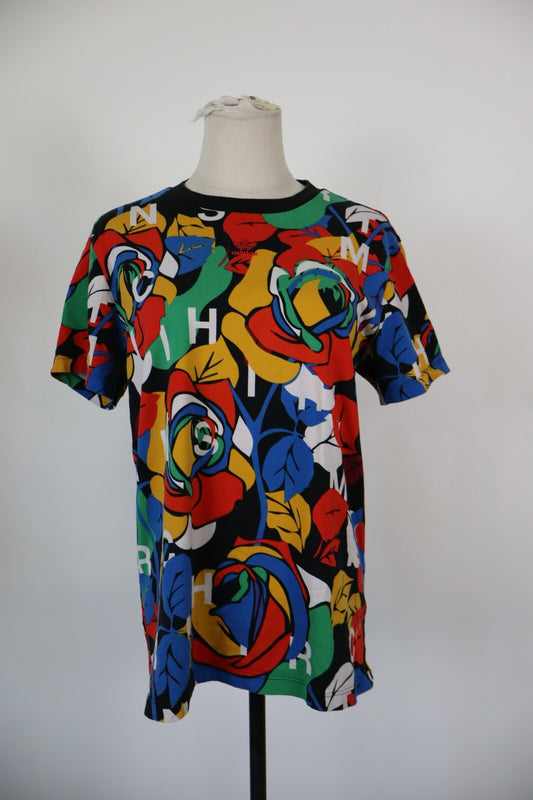 ADIDAS BY RICH MNISI MAGLIA DONNA TG 42 WOMAN CASUAL VINTAGE T- SHIRT TOP COTONE