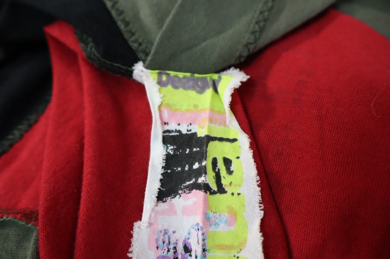 DESIGUAL MAGLIA MANICHE LUNGHE DONNA TG. S WOMAN T-SHIRT CASUAL VINTAGE COTONE