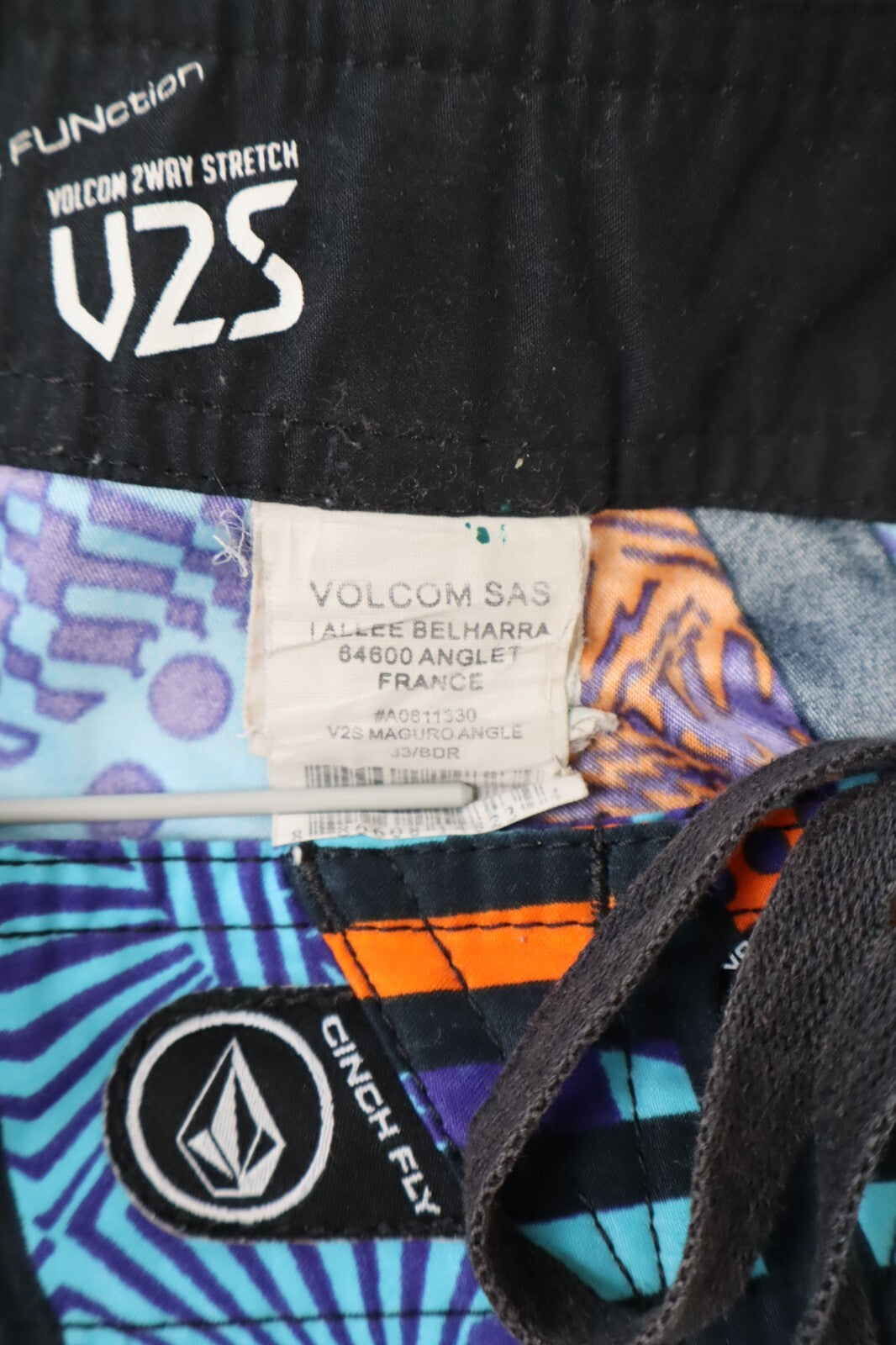 VOLCOM 2WAY COSTUME PANTALONCINO MARE UOMO TG 50 MEN SEA SWIMSUIT VINTAGE CASUAL