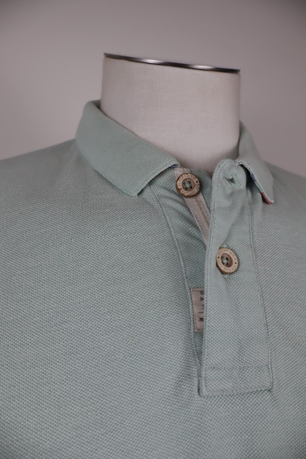 TOMMY HILFIGER DENIM MAGLIA POLO UOMO TG. M MAN T-SHIRT CASUAL VINTAGE COTONE