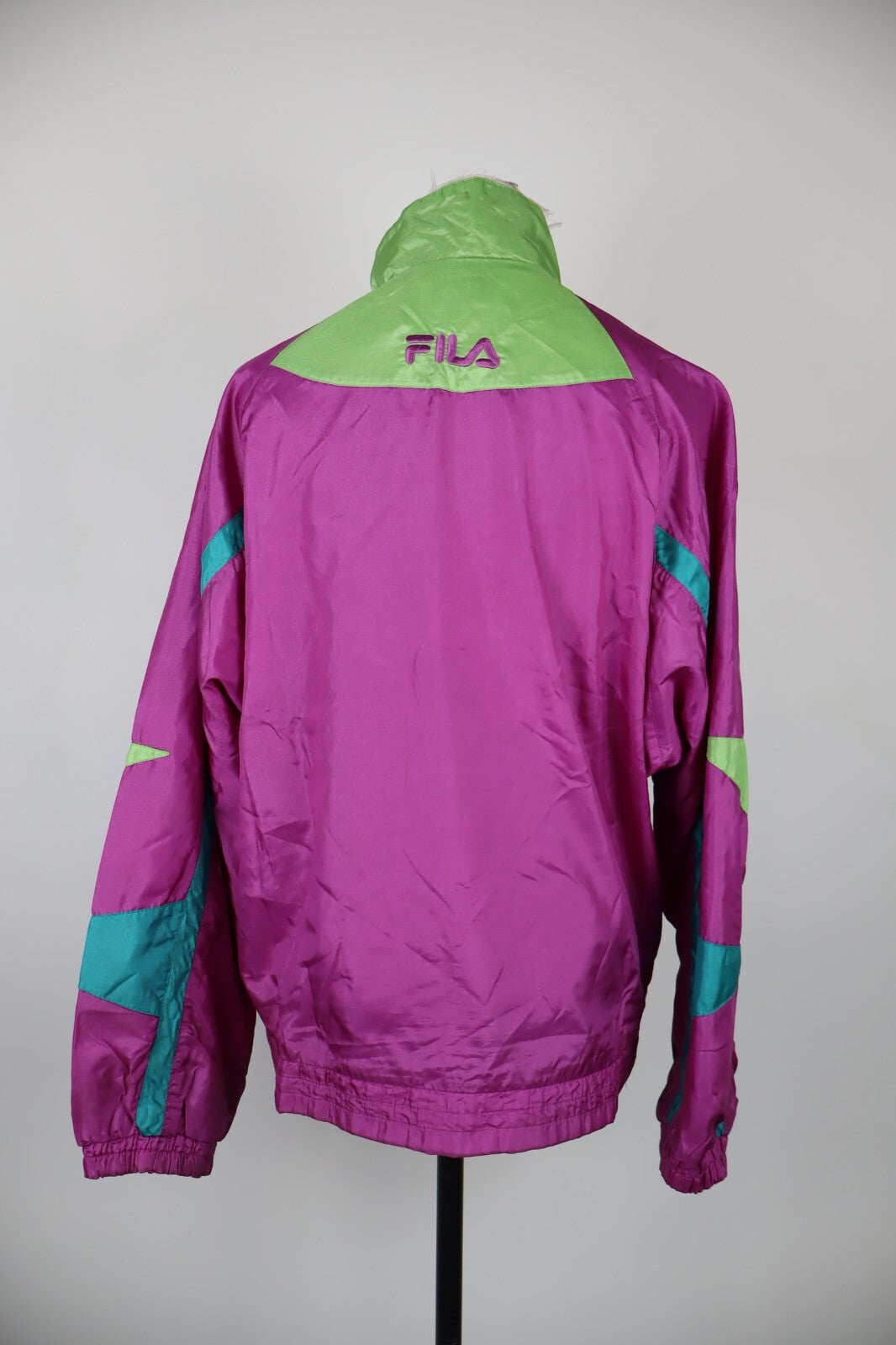FILA JACKET FELPA CON ZIP DONNA Tg 44 WOMAN CASUAL VINTAGE SWEATSHIRT
