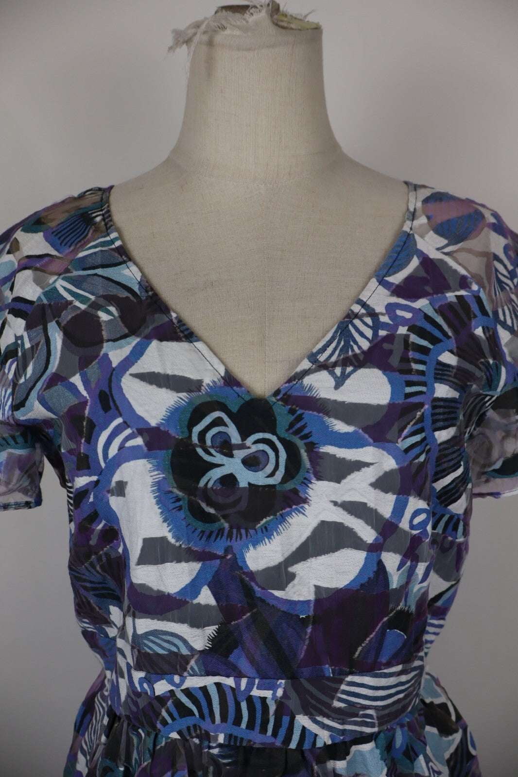 MAX & CO VESTITO ABITO DONNA TG. M WOMAN CASUAL VINTAGE DRESS CERNIERA