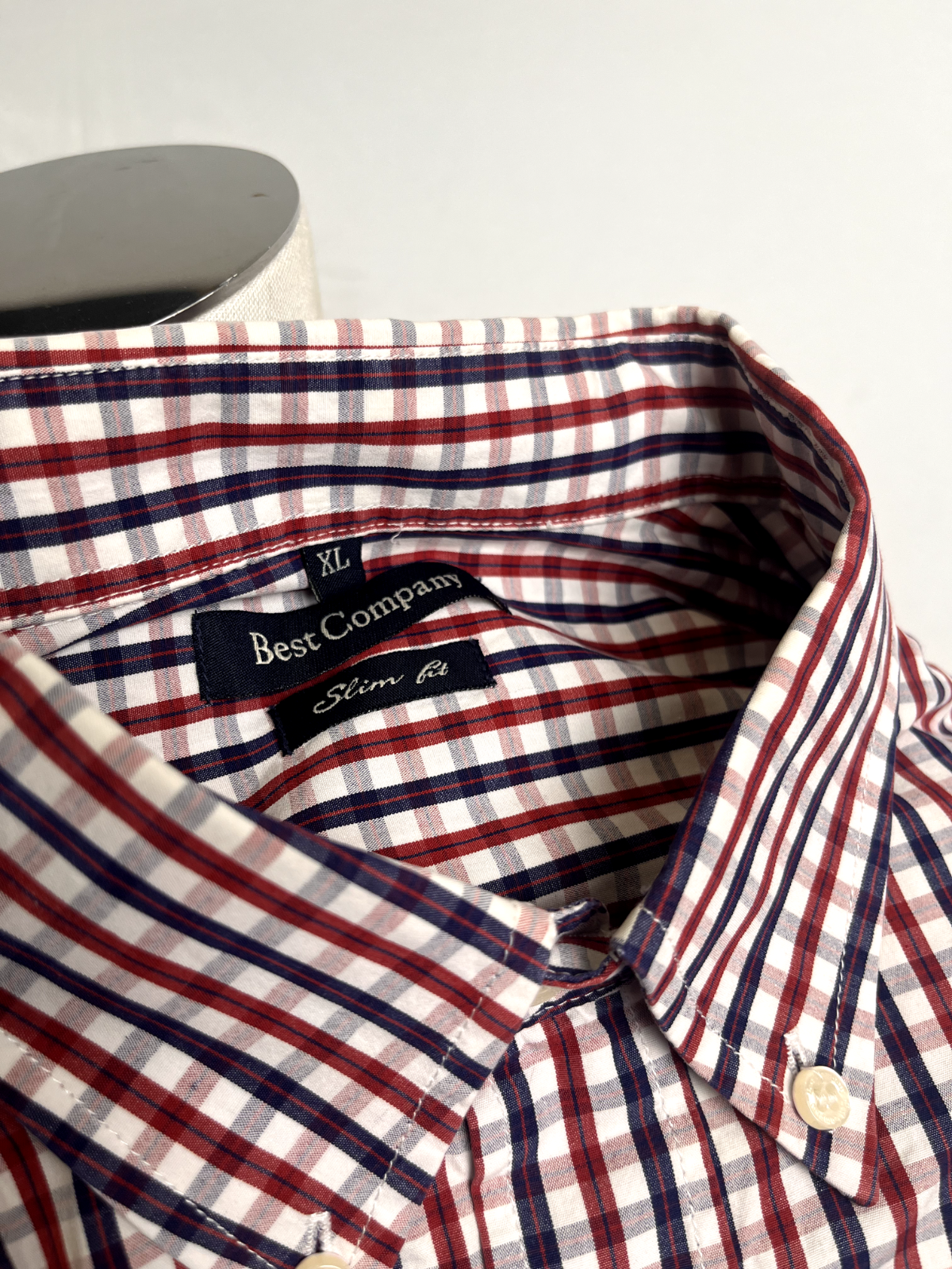 BEST COMPANY CAMICIA UOMO COTONE TG. XL  MAN CASUAL VINTAGE SHIRT COTTON