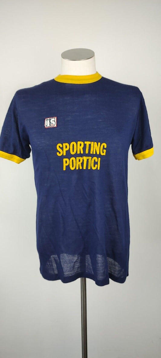 METERO SPORTING PORTICI MAGLIA CALCIO UOMO Tg M SOCCER TRIKOT MAN JERSEY nr 7
