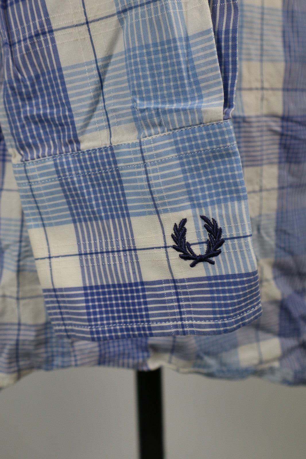 FRED PERRY CAMICIA COTONE DONNA TG. L WOMAN COTTON SHIRT CASUAL VINTAGE