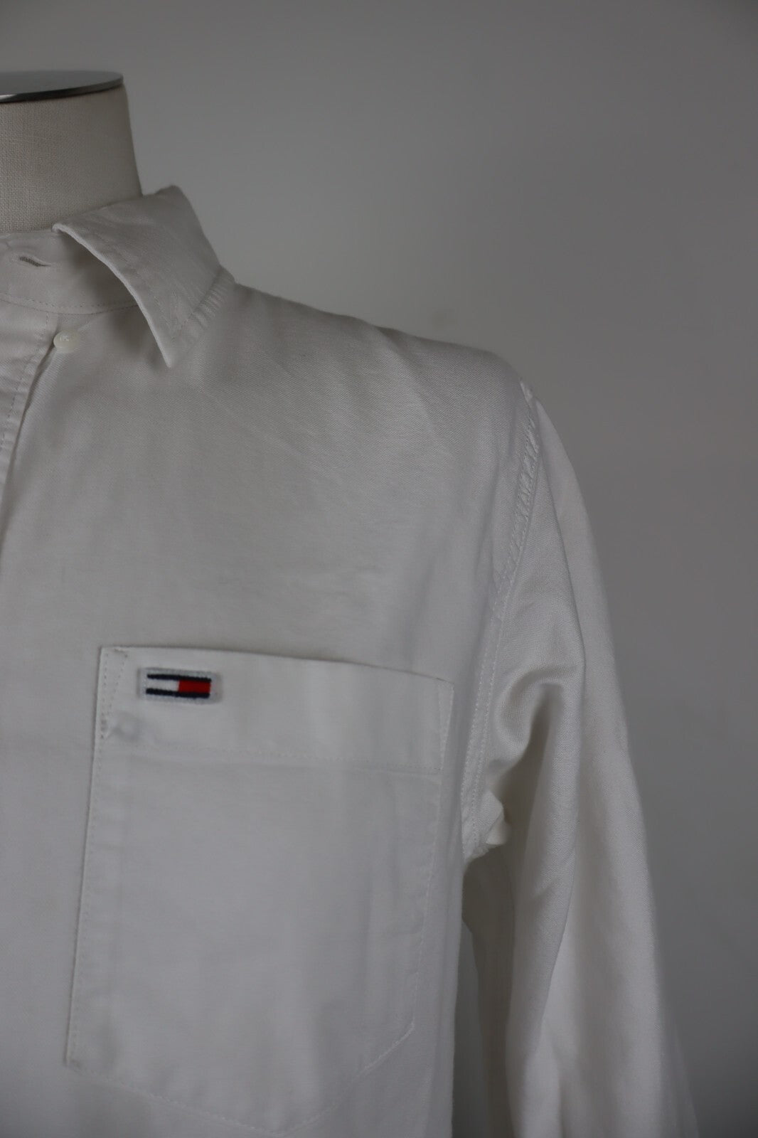 TOMMY JEANS HILFIGER CAMICIA UOMO TG. S MAN CASUAL VINTAGE SHIRT COTONE COTTON