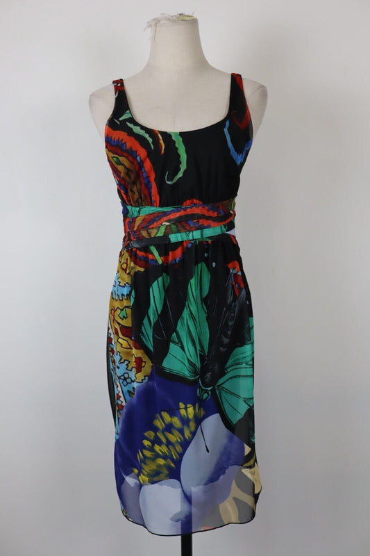 DESIGUAL VESTITO DONNA TG. XS WOMAN CASUAL VINTAGE DRESS