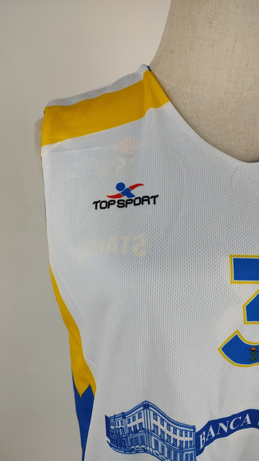 STABIA CANNAVALE N. 3 CANOTTA DONNA BASKET INDOSSATA TG M SPORT DOUBLE-FACE